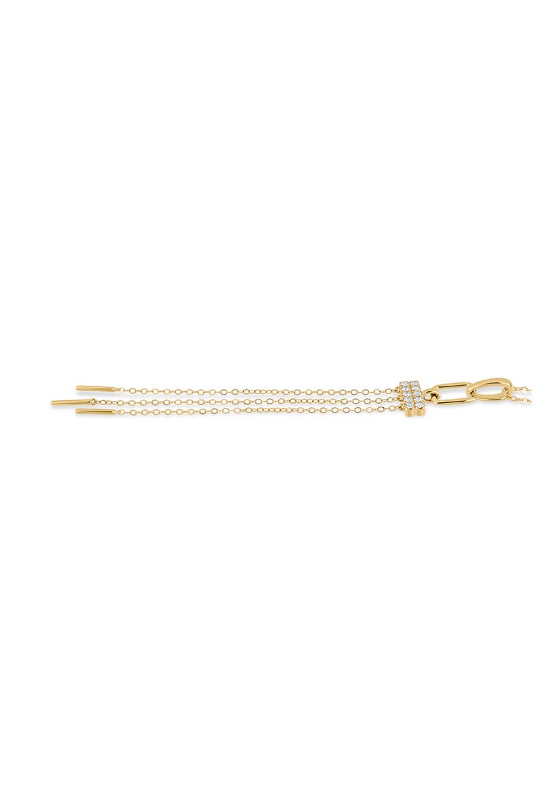 18K Gold Varda Natural Diamond Fringe Drop Necklace (Online Trunk Show), Alternate, color, 18K YELLOW GOLD