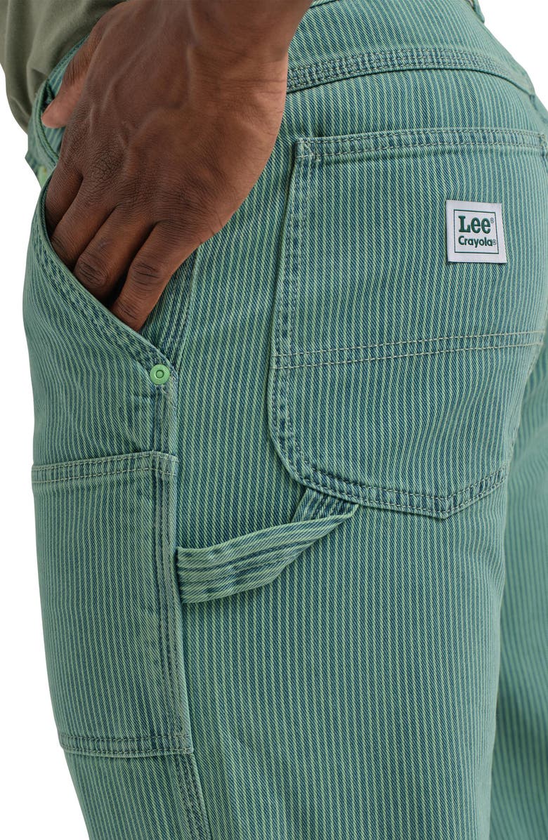 Lee x Crayola Straight Leg Pants, Alternate, color, Overdye Magic Mint