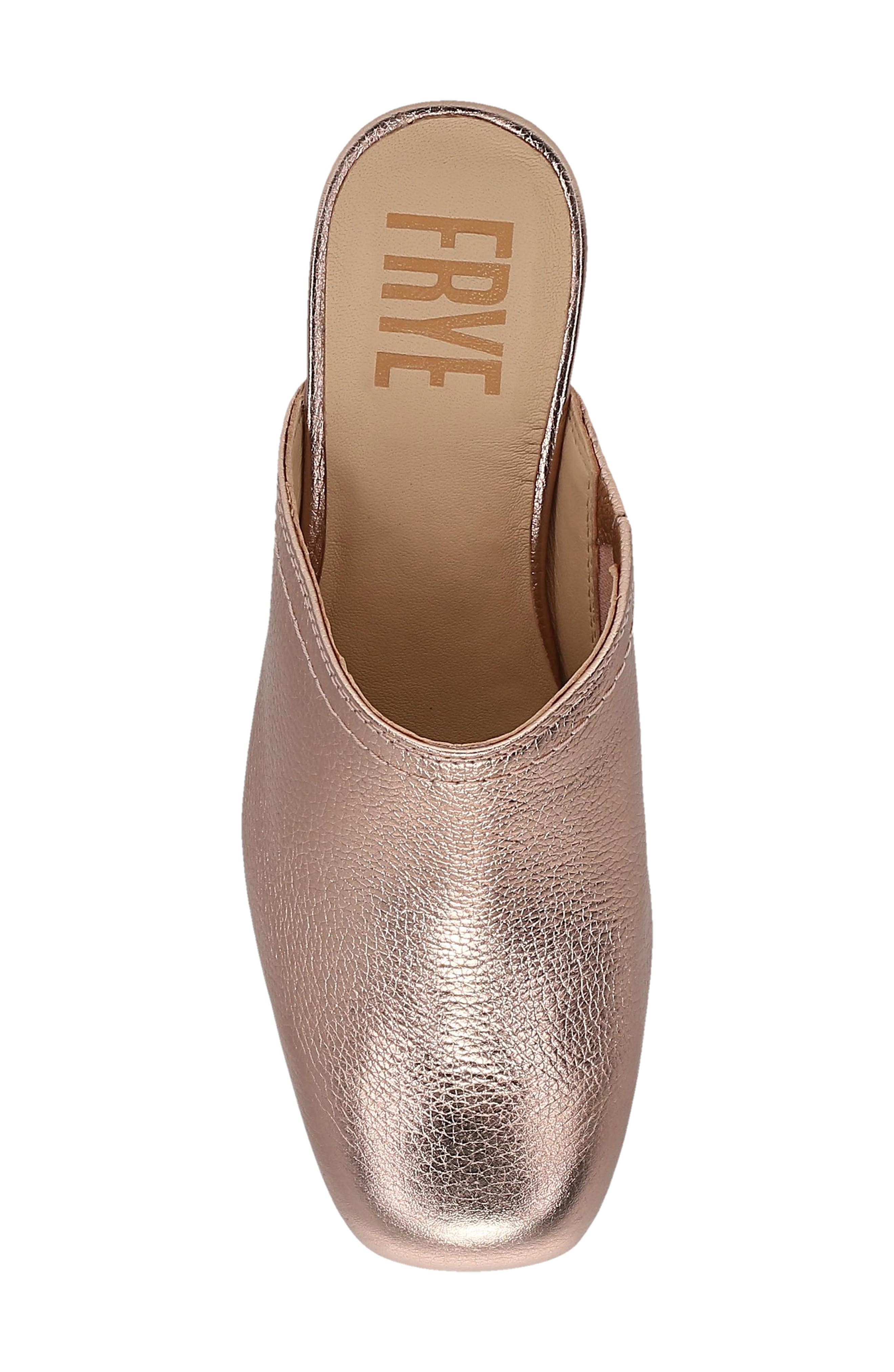 Campus Leather Clog, Alternate, color, ROSE GOLD