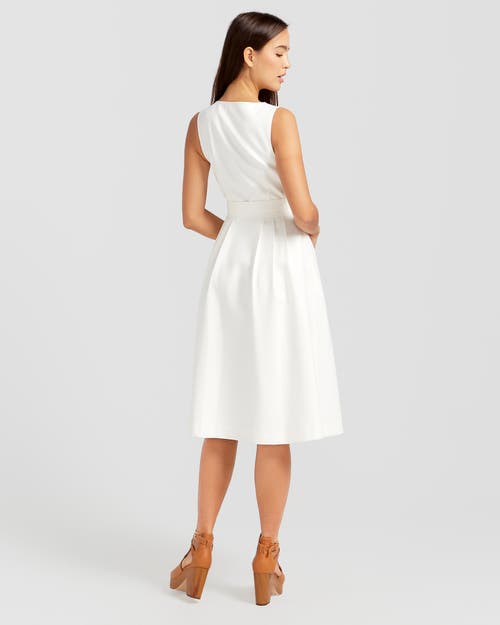 Belle & Bloom Miss Independence Midi Dress In White