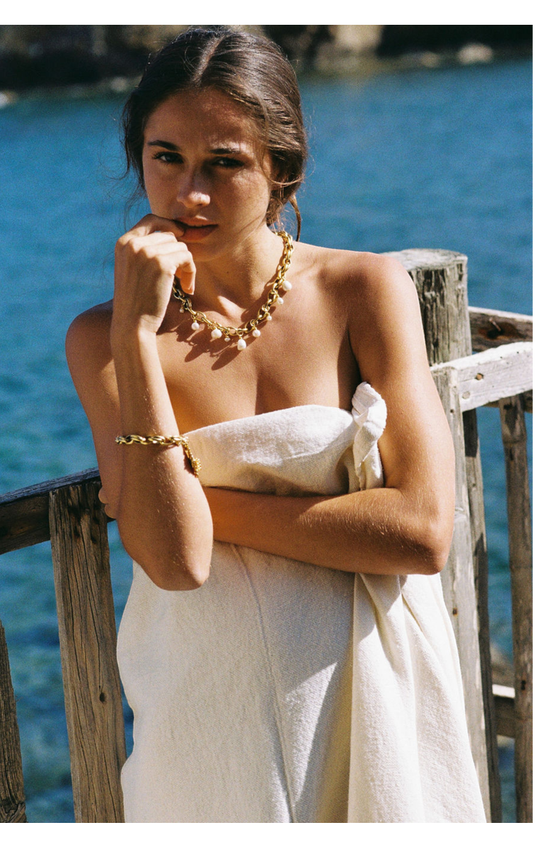 sccollection Bari Necklace, Alternate, color, Gold