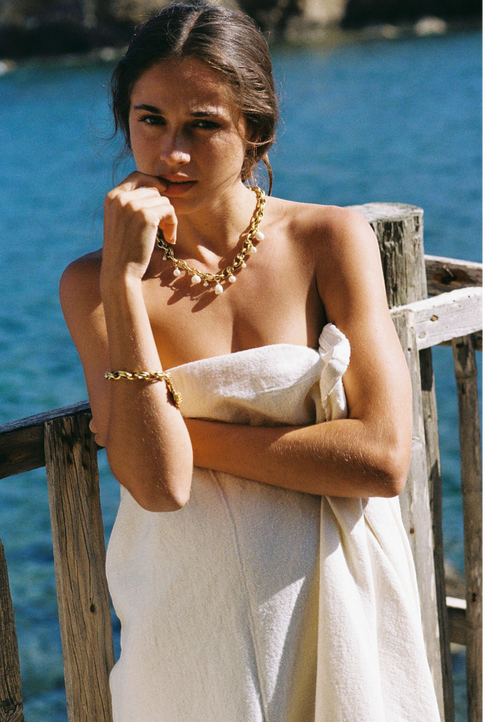 Sccollection Bari Necklace In Gold