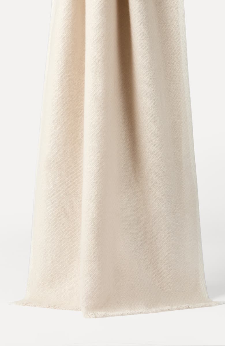 Brunello Cucinelli Cashmere diagonal scarf, Alternate, color, Sand