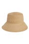 Textured Straw Bucket Hat