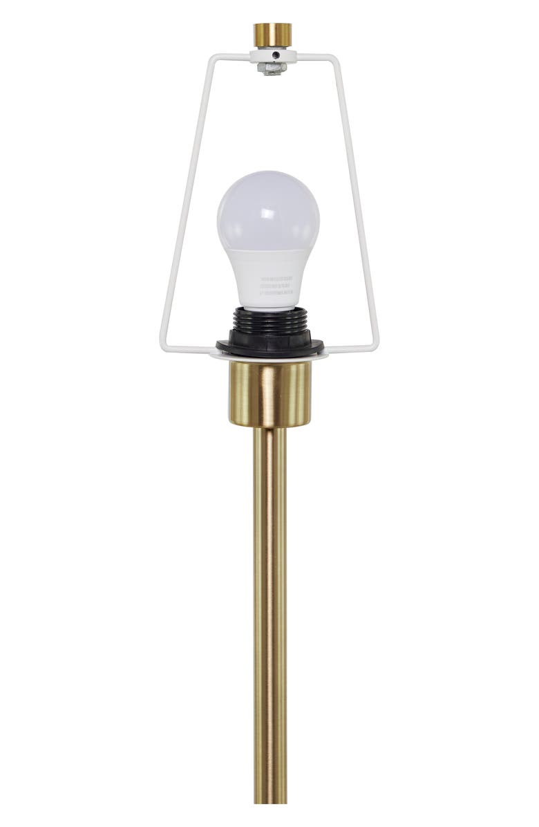 GINGER BIRCH STUDIO Black Metal Contemporary Floor Lamp, Alternate, color, 