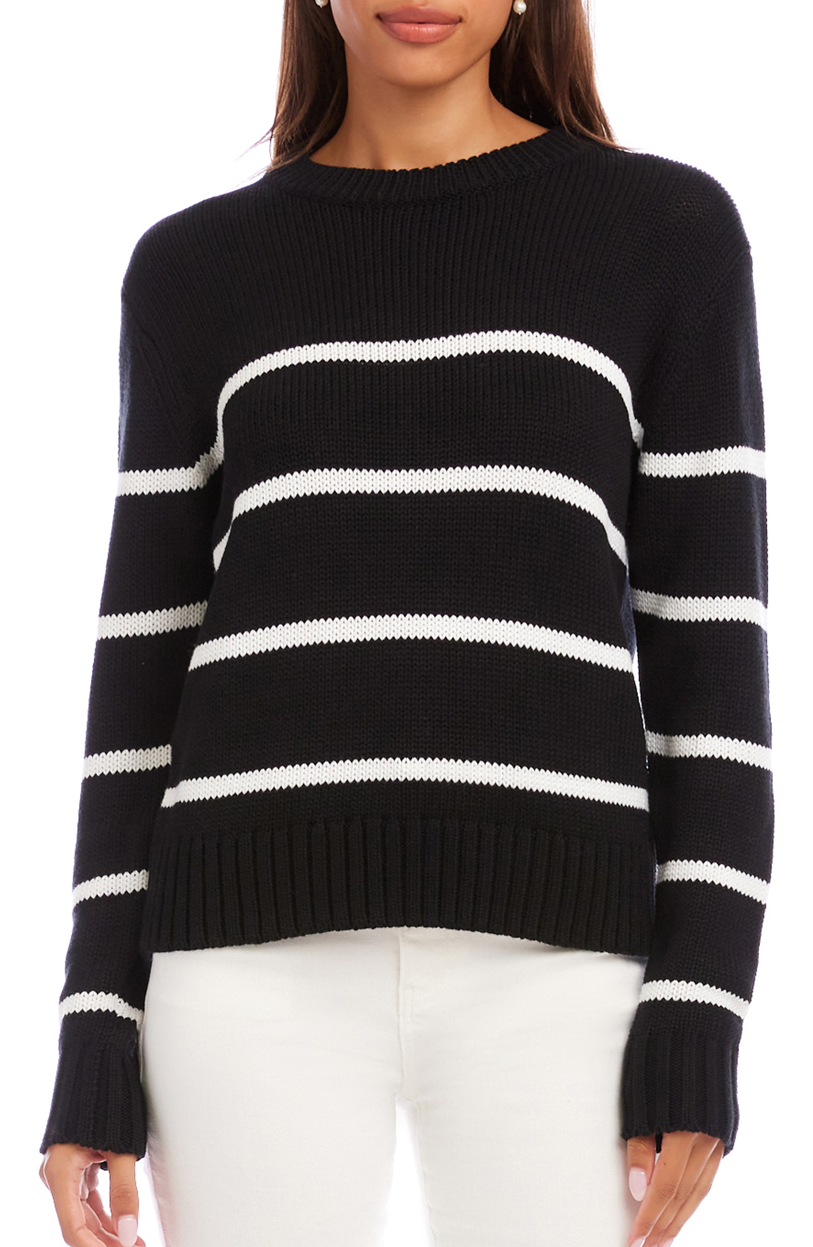 Stripe Crewneck Sweater