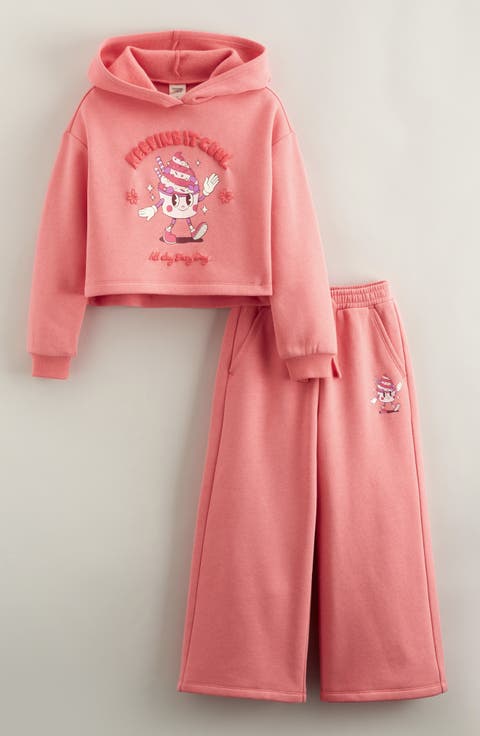 Kids' Fleece Hoodie & Pants Set (Toddler, Little Kid & Big Kid)
