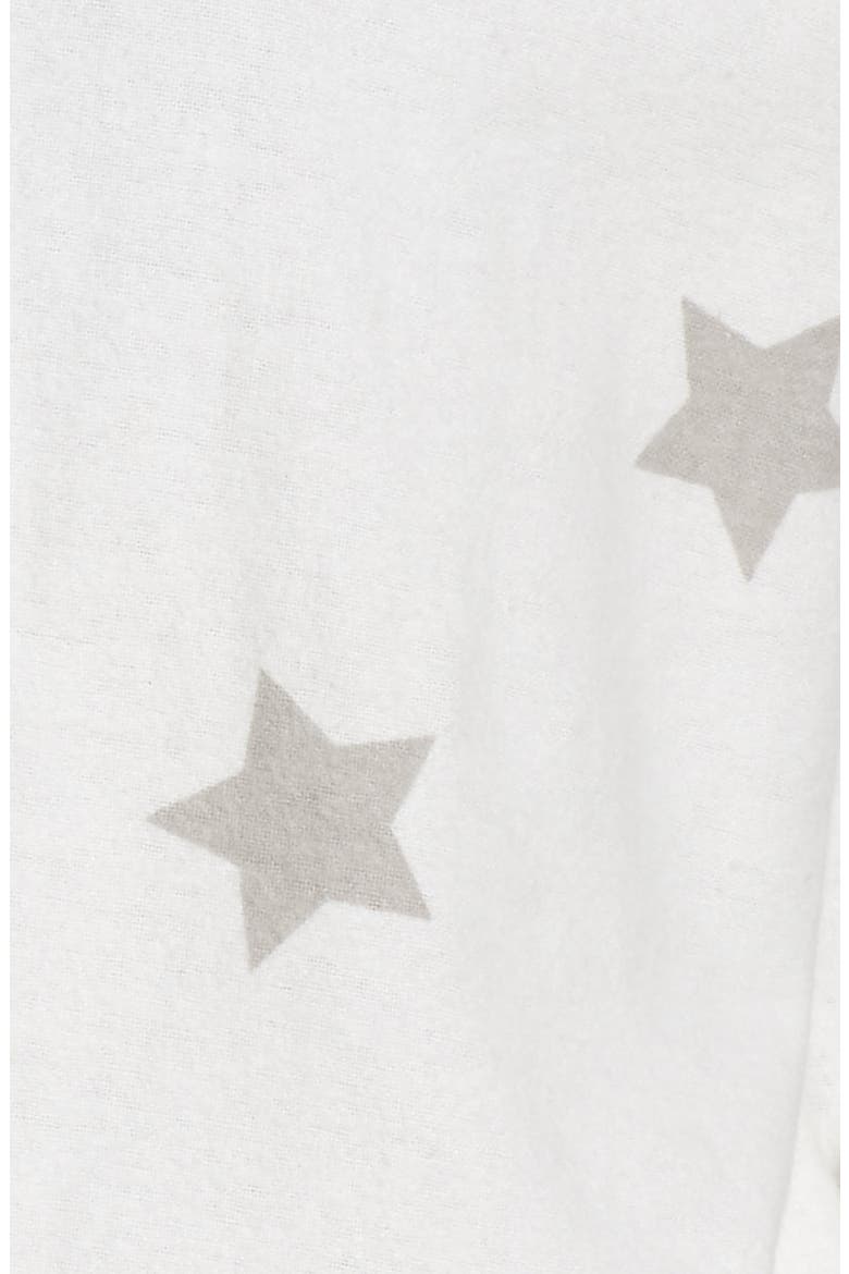 Print Flannel Pajamas, Alternate, color, IVORY