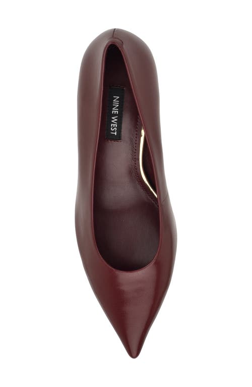 Nine West Adalys Pointed Toe Pump In Red