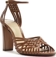 Alexandre Birman Lilian Woven Ankle Strap Sandal