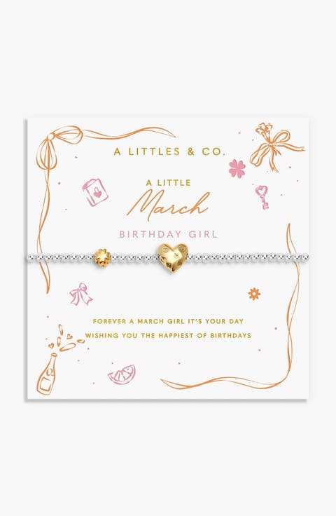 Birth Month A Little Bracelet