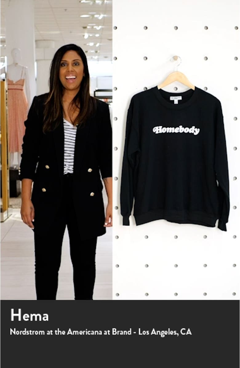 Homebody Sweatshirt, sales video thumbnail