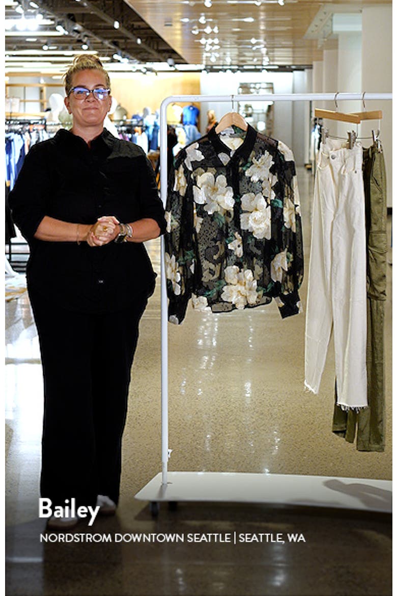 Aubree Floral Button-Up Shirt video
