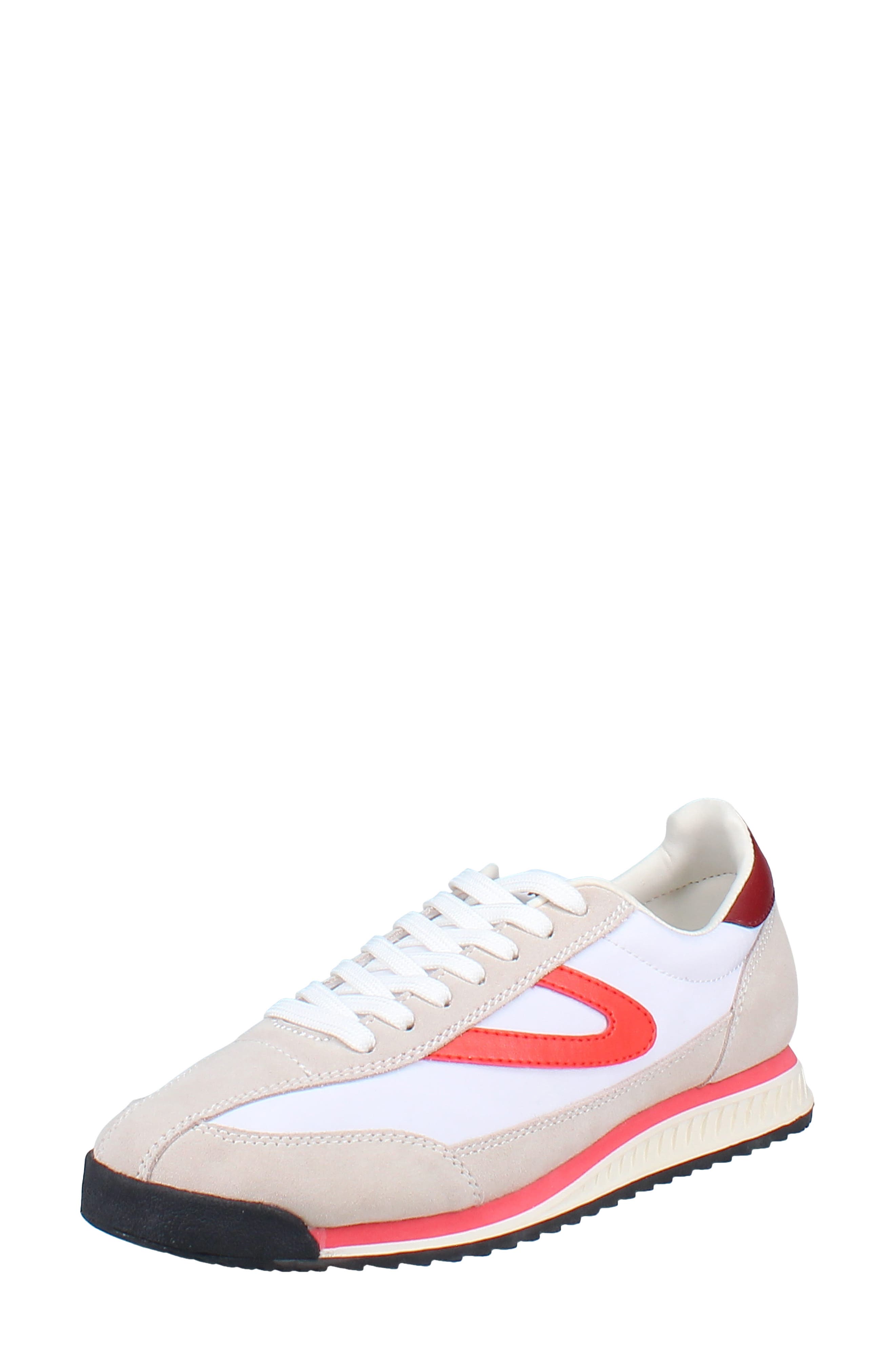Tretorn Rawlins Retro Sneaker, Main, color, White/ Orange