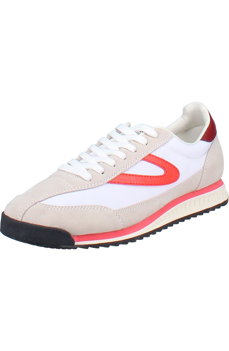 Tretorn Rawlins Retro Sneaker, Main, color, White/ Orange