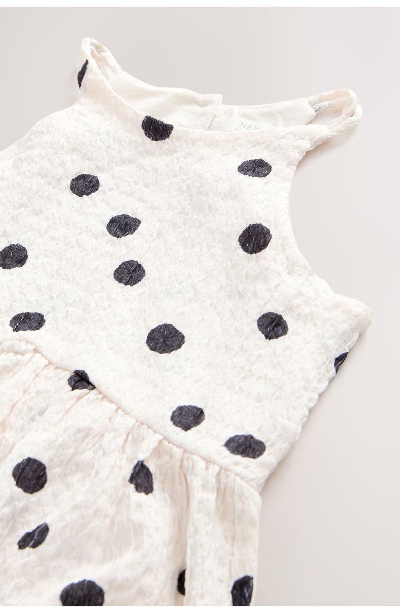 NEXT Kids' Polka Dot Crinkle Dress, Alternate, color, Multi
