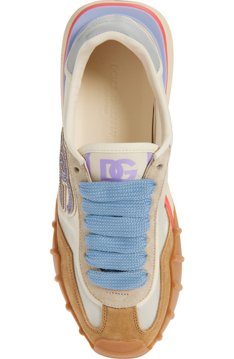 Dolce&Gabbana Athletic Sneaker, Alternate, color, Avorio/ Cammello