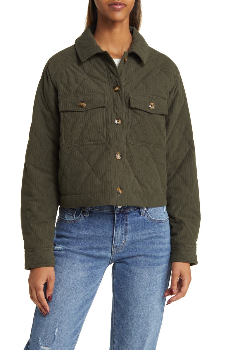 Thread & Supply Quilted Corduroy Jacket, Alternate, color,