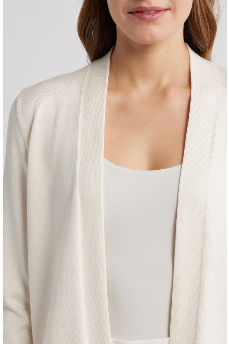 Chatham Open Front Cardigan, Alternate, color, WHITE DOVE
