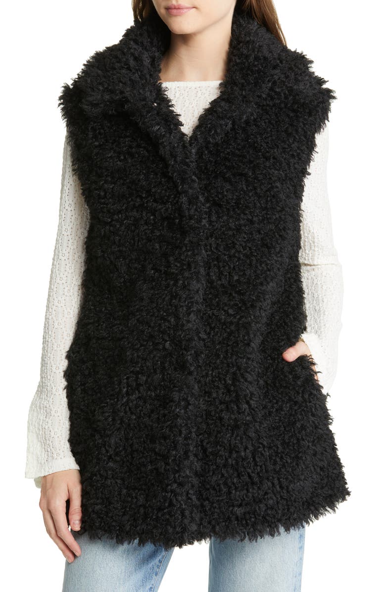 UGG<sup>®</sup> Tammie Faux Fur Long Vest, Alternate, color, 