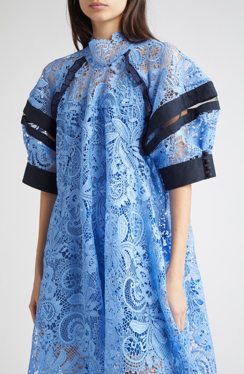 3.1 Phillip Lim Corded Lace Handkerchief Hem Dress, Alternate, color, 