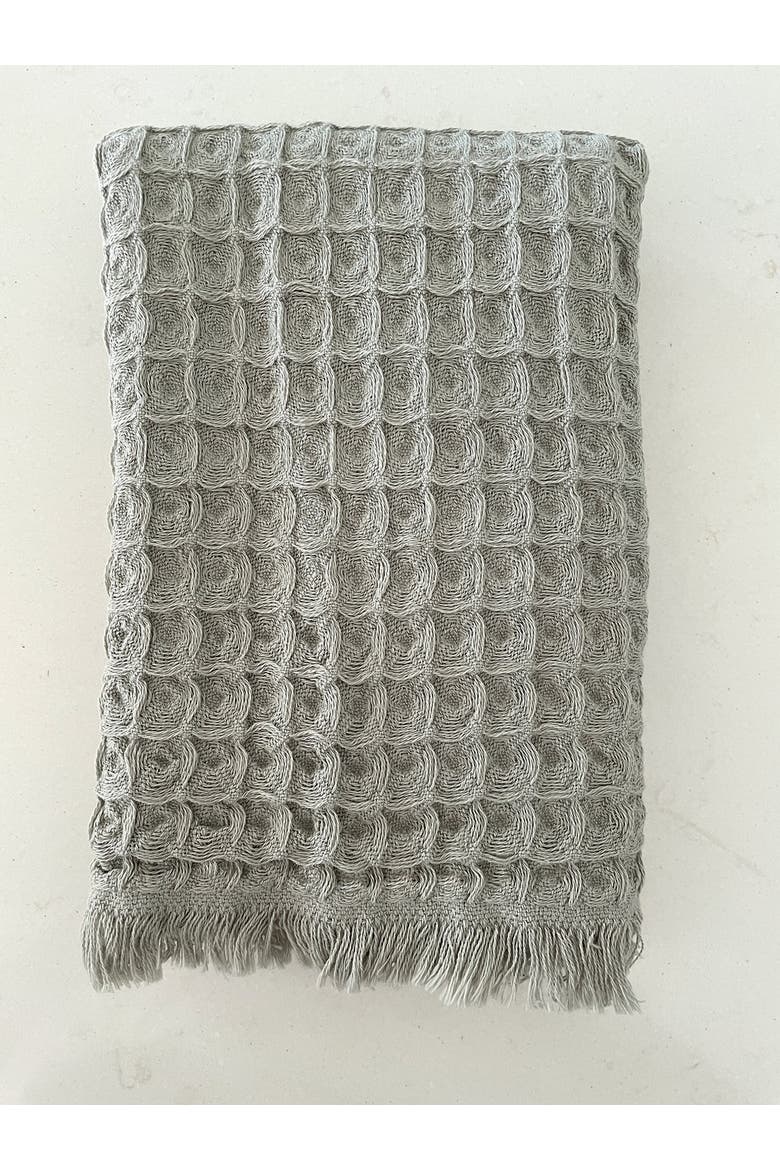 Turkish Cotton Waffle Hand Towel - Set of 2, Alternate, color, White