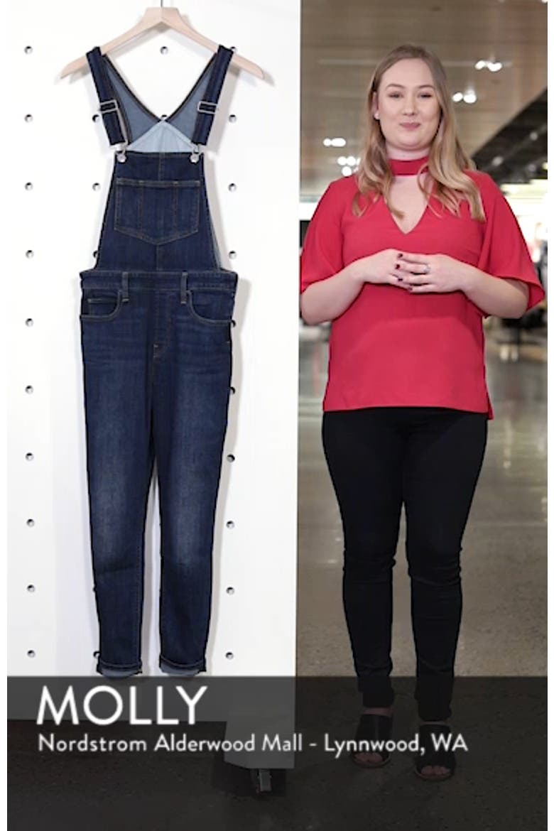 Levi's® Skinny Denim Overalls video