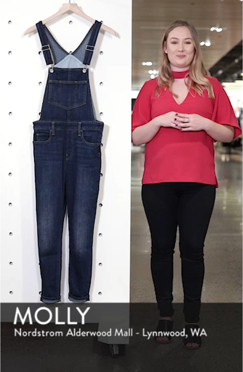 Skinny Denim Overalls, sales video thumbnail