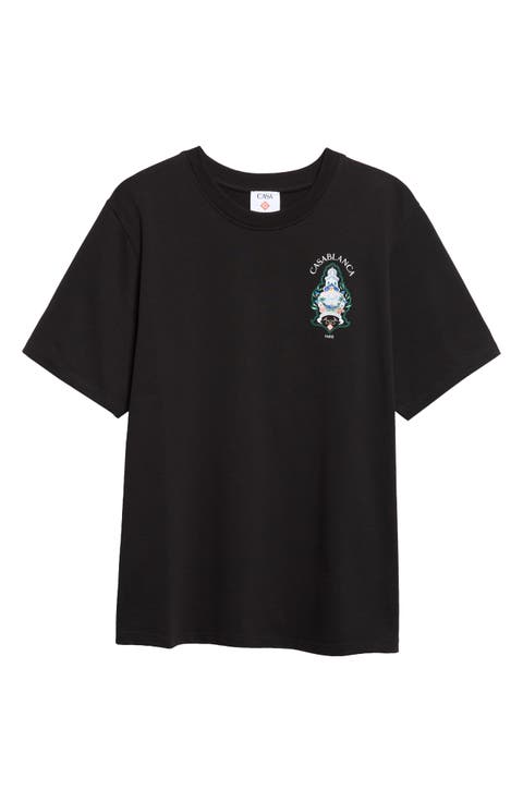 Classic Fit Hotel Emblem Organic Cotton Graphic T-Shirt