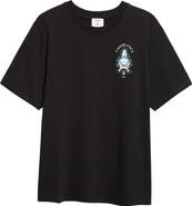 Casablanca Classic Fit Hotel Emblem Organic Cotton Graphic T-Shirt