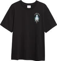 Casablanca Classic Fit Hotel Emblem Organic Cotton Graphic T-Shirt