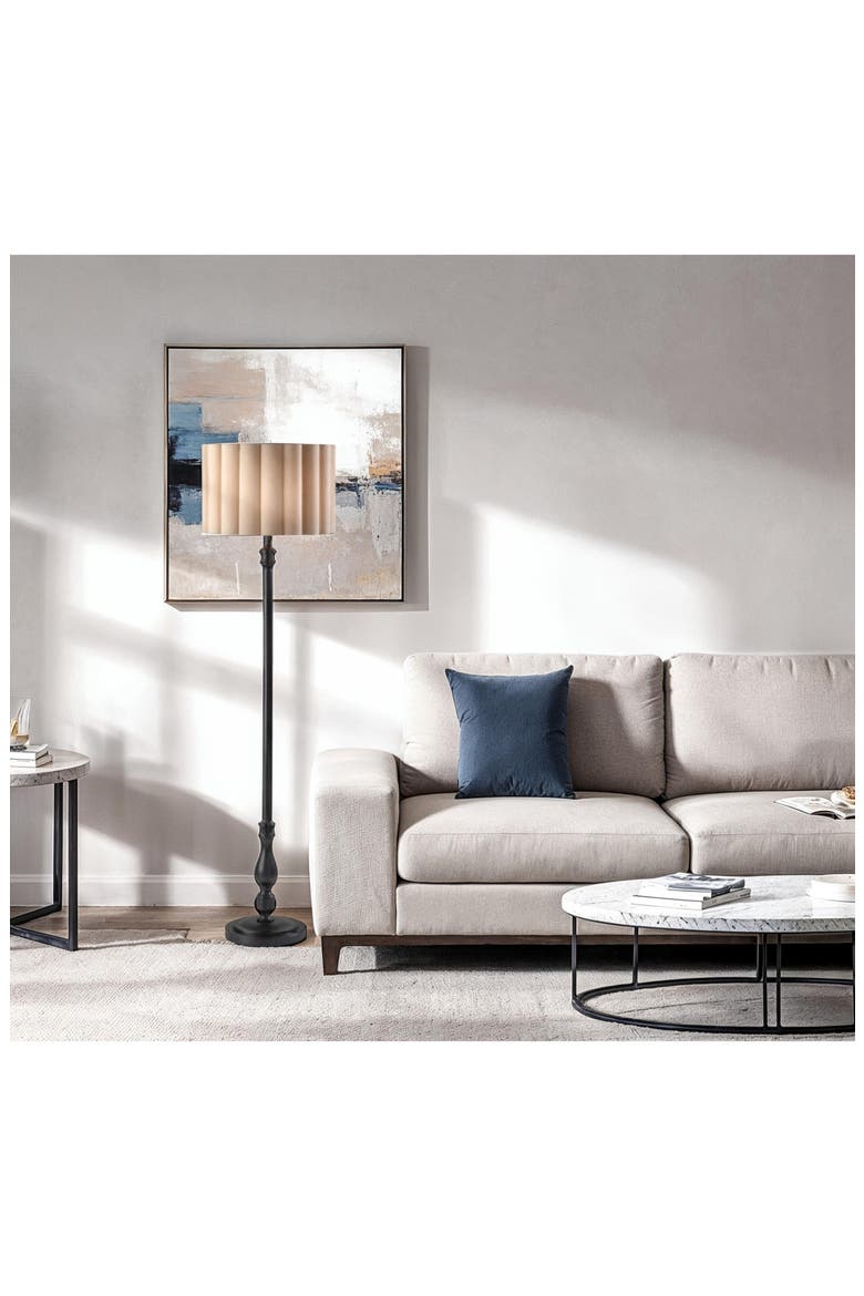 Claret Floor Lamp, Alternate, color, BLACK