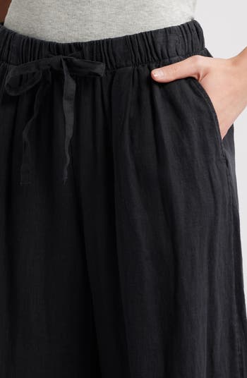 Wide Leg Linen Pants