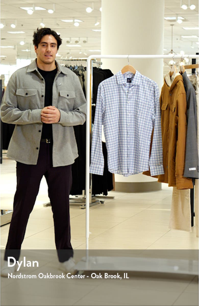 Neta Check Performance Button-Up Shirt, sales video thumbnail