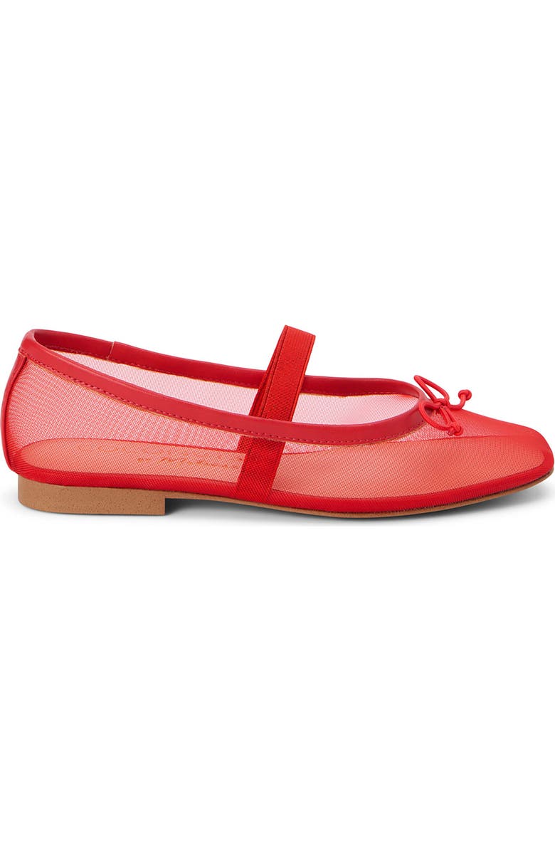 Coconuts by Matisse Bronx Mesh Ballerina Flat, Alternate, color, Cherry Red