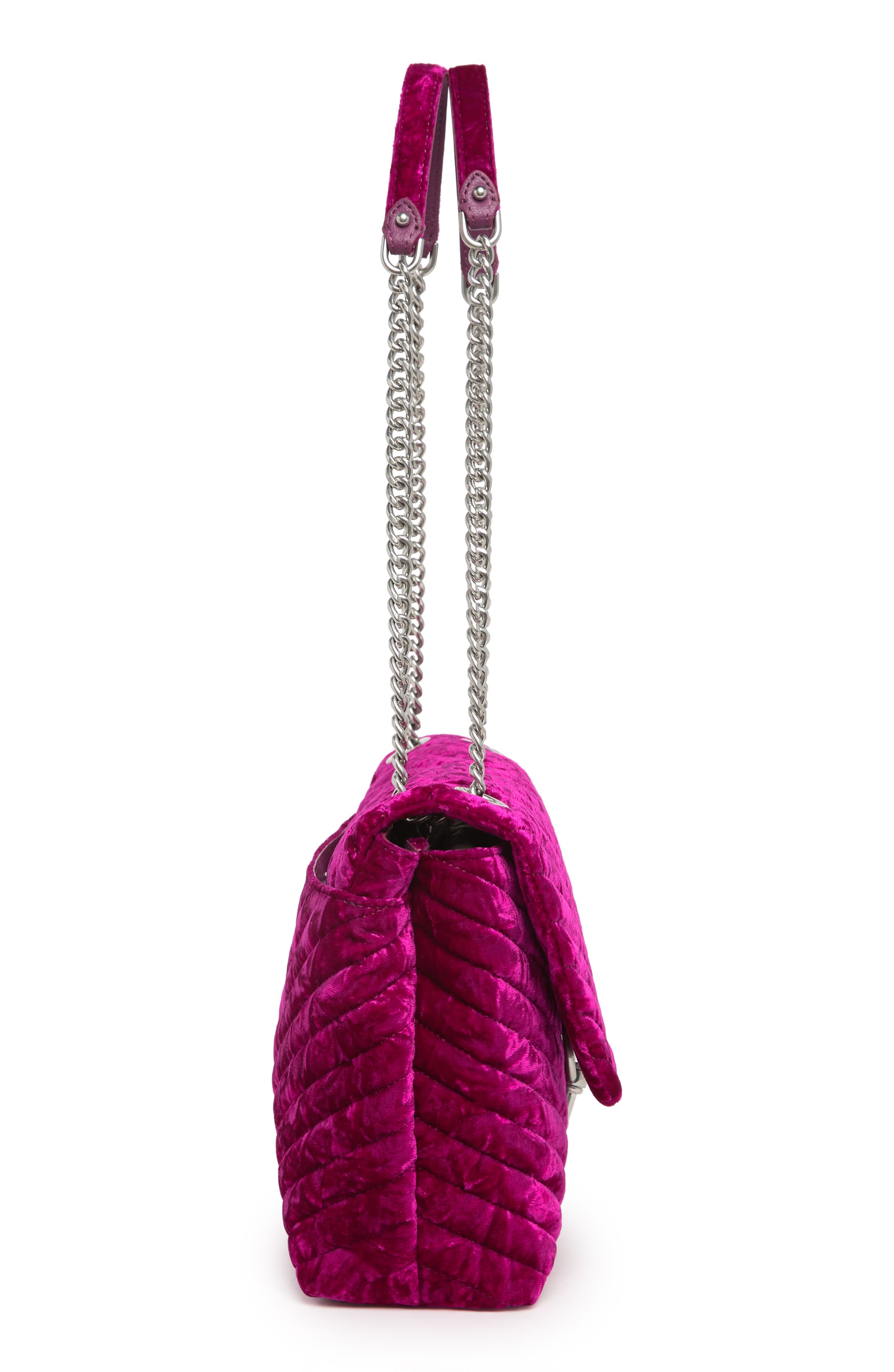 Rebecca Minkoff Edie Flap Velvet Shoulder Bag (Women) | Nordstromrack
