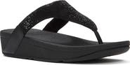FitFlop Flowrise Rhinestone Wedge Flip Flop