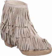 ANTELOPE Ember Fringed Suede Boot