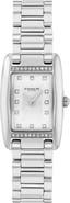 COACH Reese Crystal Rectangular Bracelet Watch, 20mm