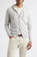 Eleventy Full Zip Cashmere Hoodie Sweater