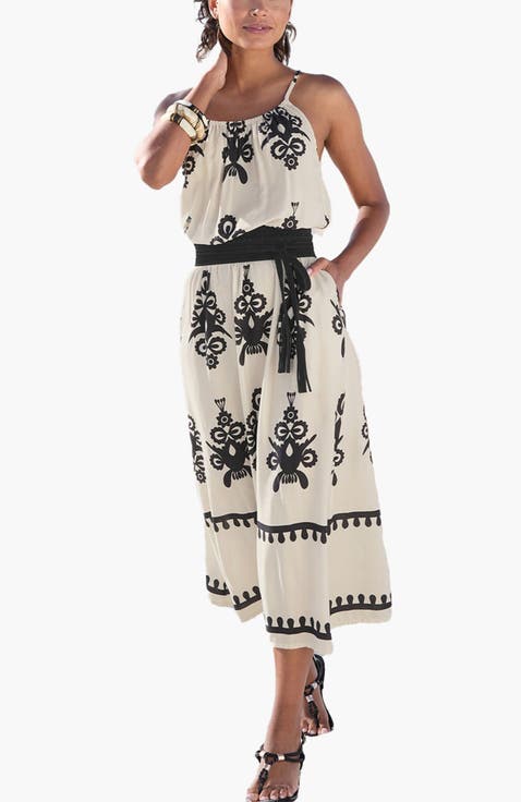 Ornamental Print Dress