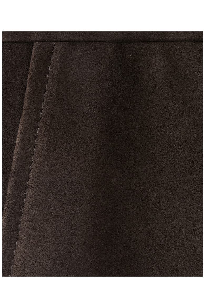 Suede Shorts, Alternate, color, BROWN