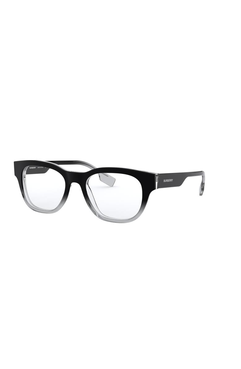 Burberry 52mm Square optical glasses, Main, color, Black