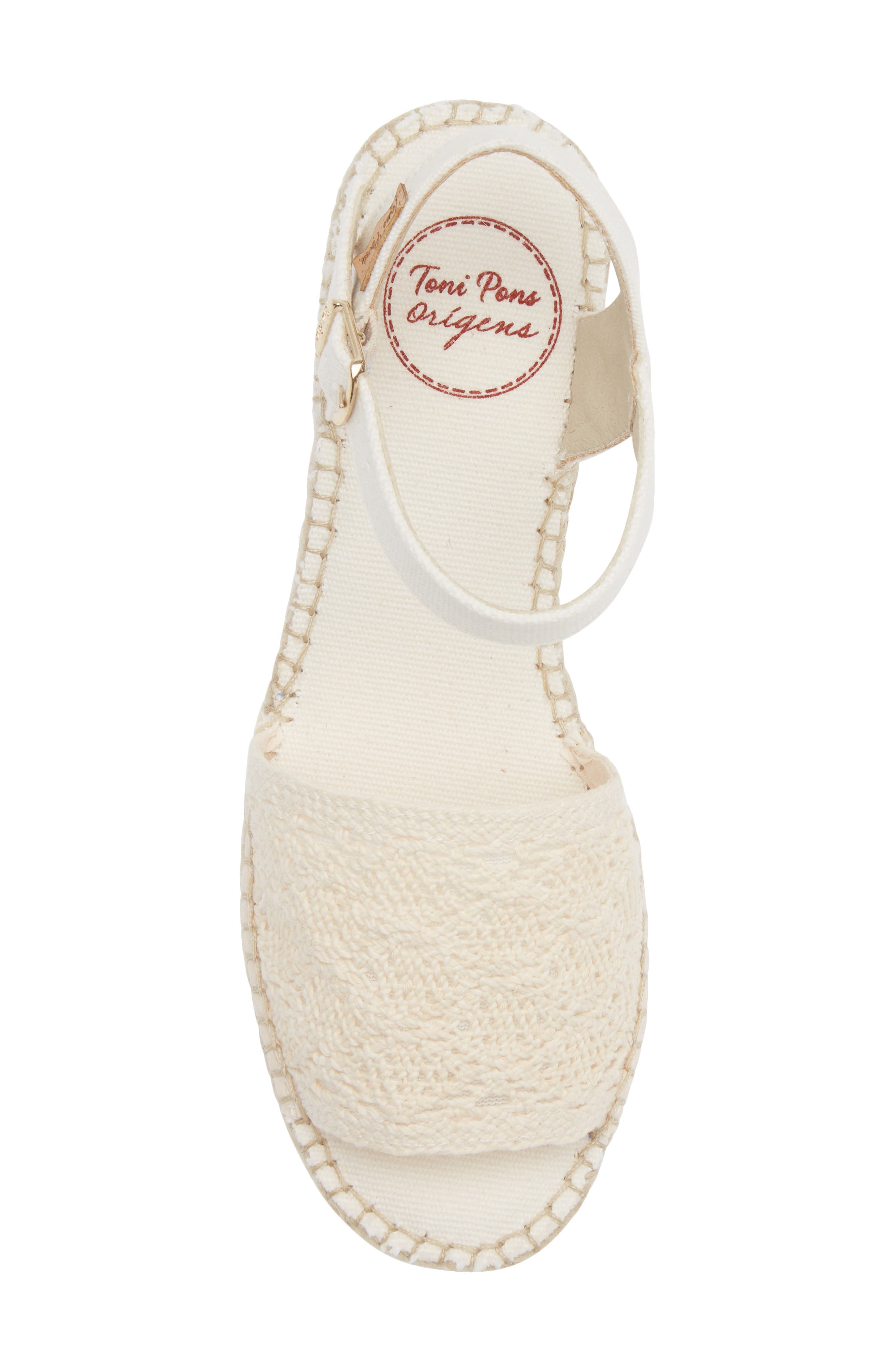 Toni Pons Dorotea Ankle Strap Platform Sandal, Alternate, color, Cru