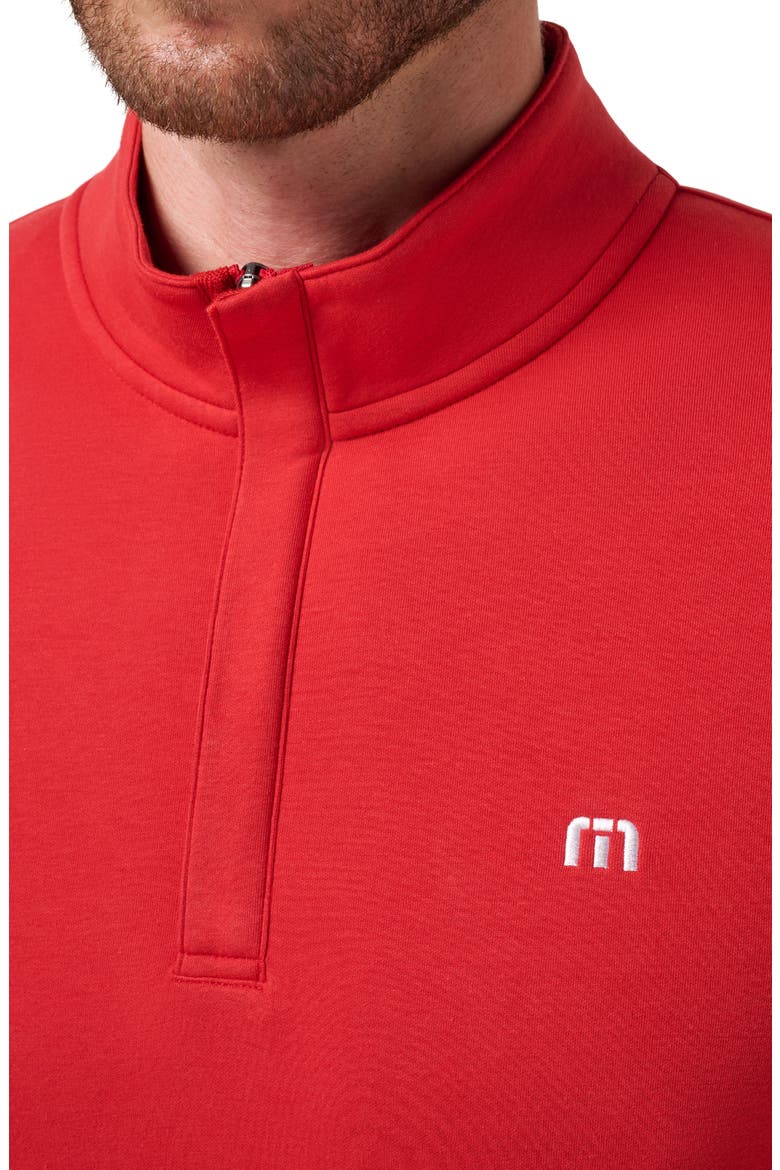 Cloud 2.0 Quarter Zip Pullover, Alternate, color, POMPEIAN RED