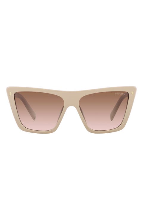 56mm Square Sunglasses