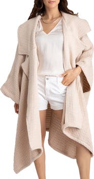 SAACHI Waffle Drape Jacket