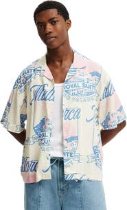 Cotton On Men's Cabana Short Sleeve Shirt
