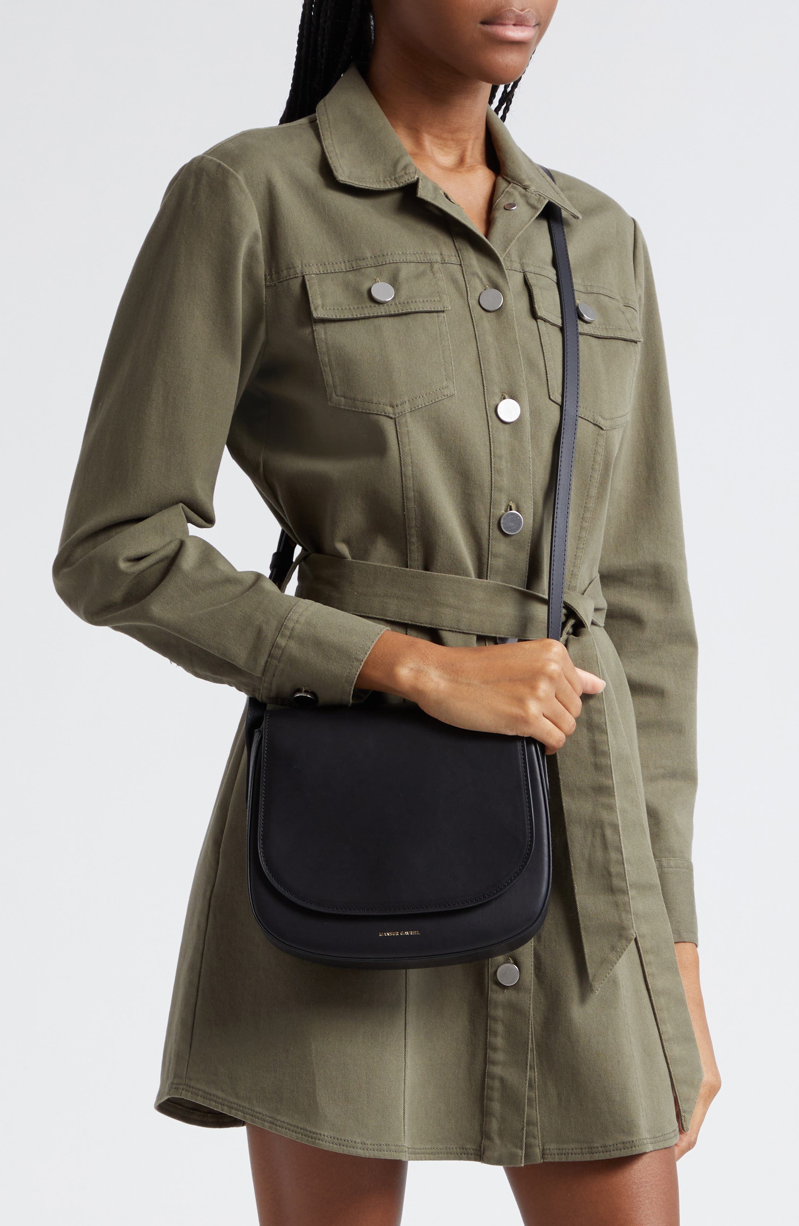 Mansur Gavriel Classic Leather Crossbody Bag, Alternate, color, 