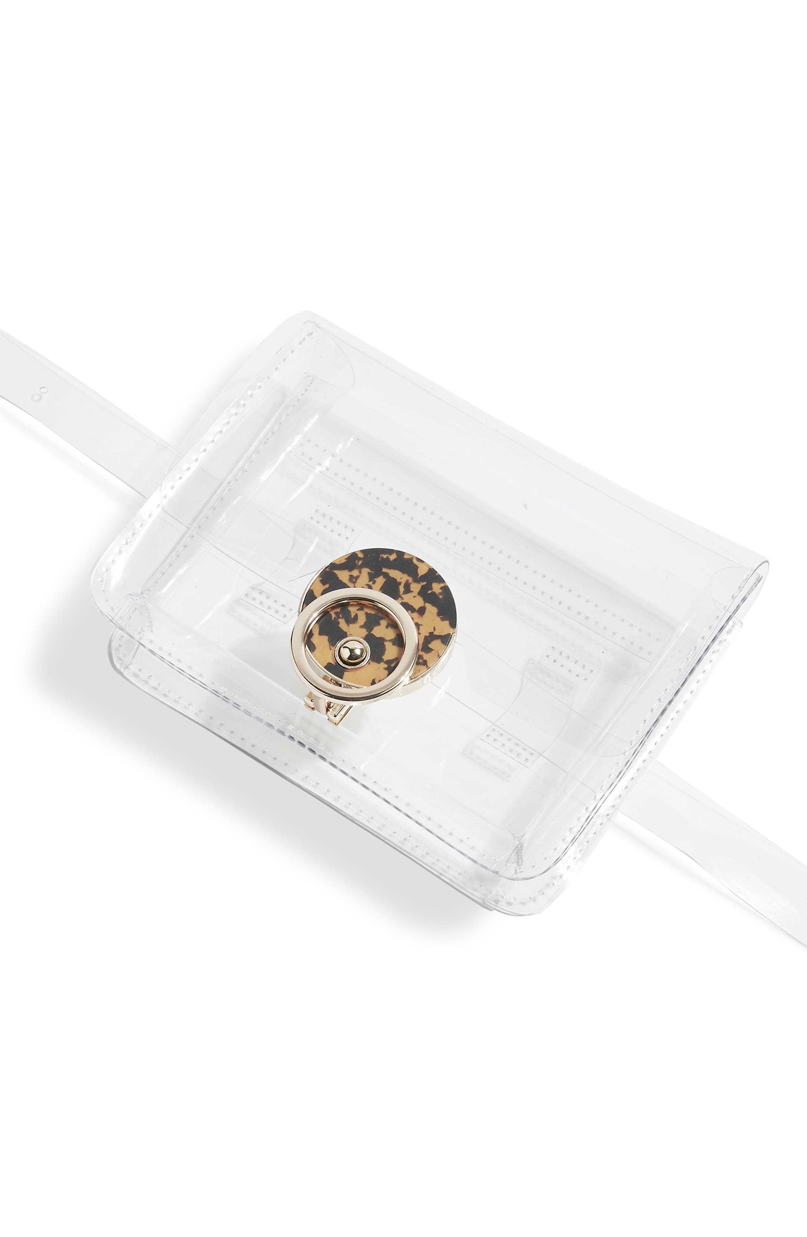 Topshop Dazzler Belt Bag, Alternate, color, 